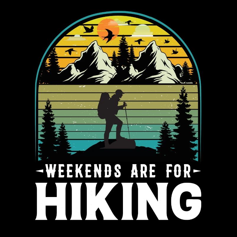 Weekend Hiking Team Hiking in the mountains
