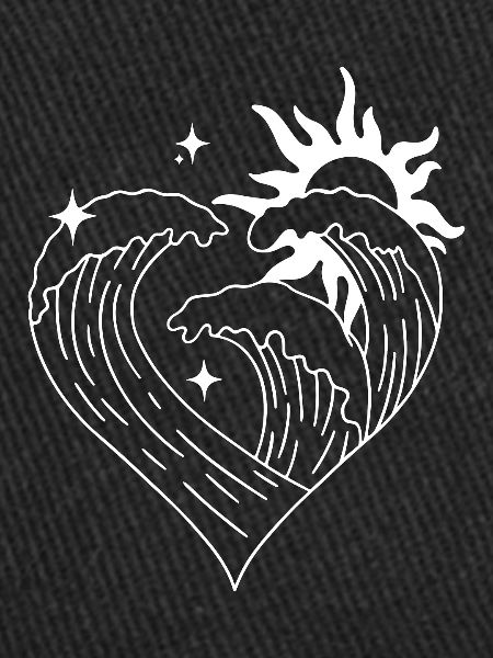 Sea Waves Heart