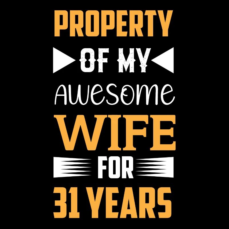 31 Years Married Linden Wedding Gift