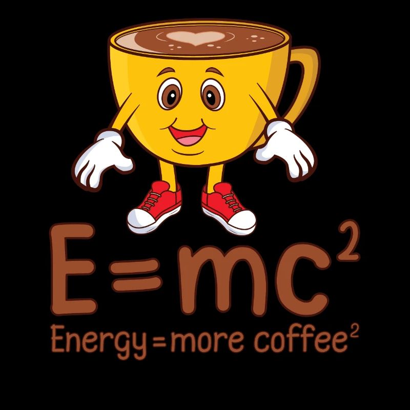L’énergie est la formule énergétique de masse de lait et de café