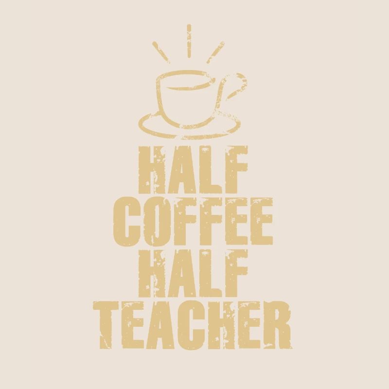 Moitié café moitié enseignant