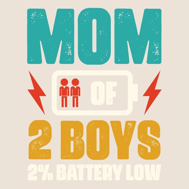 Mama Von Zwei Jungs Mutter Muttertag