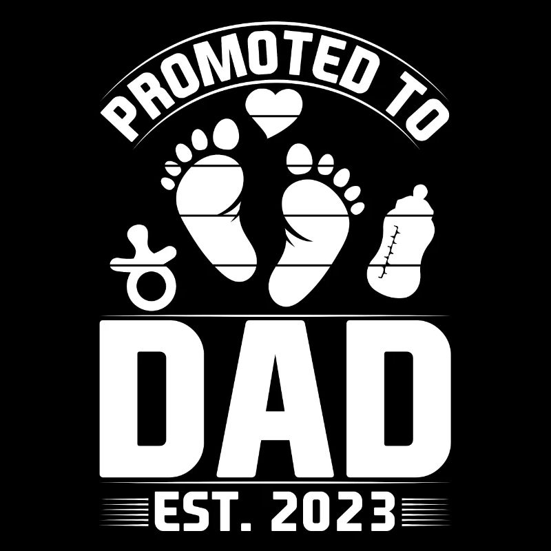 Papa 2023 Zukünftiger Vater Geschenkidee