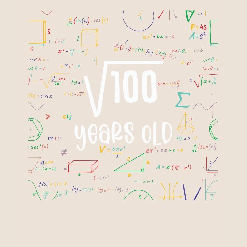 Racine carrée de 100 math nerd 10e anniversaire
