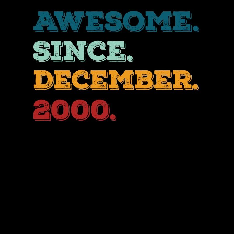 Anniversaire Décembre 2000 Naissance Année de naissance