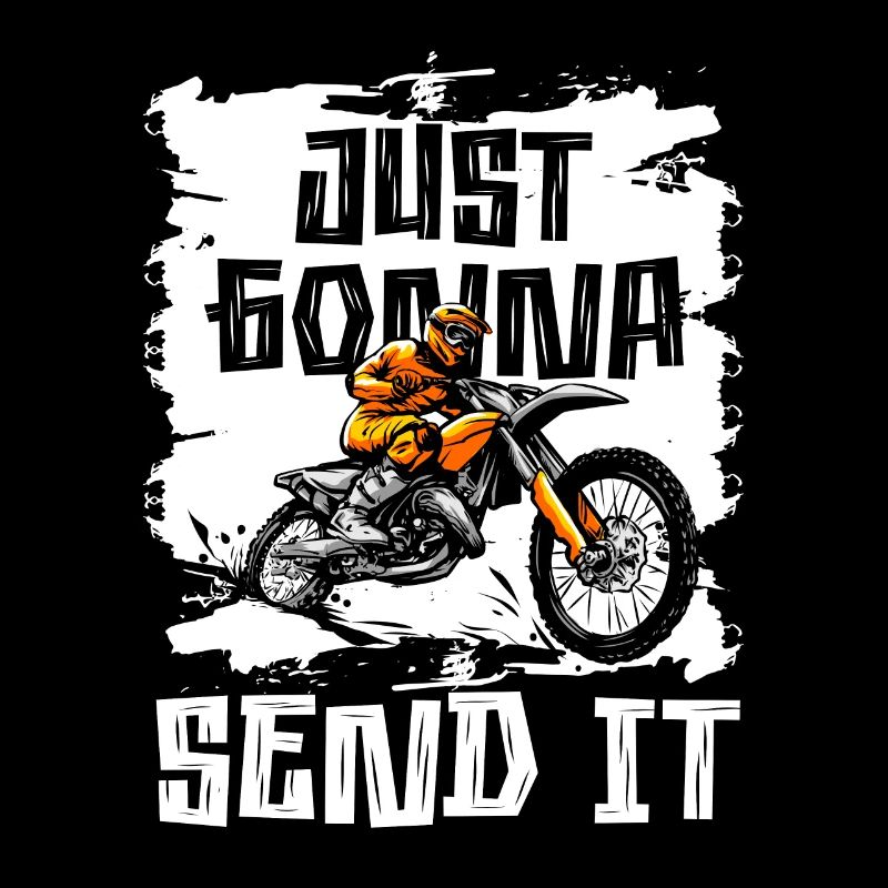 Je vais juste lui envoyer le drapeau américain Motocross