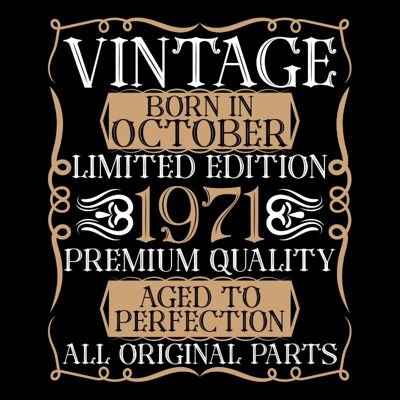 1971 Octobre Birthday Legend