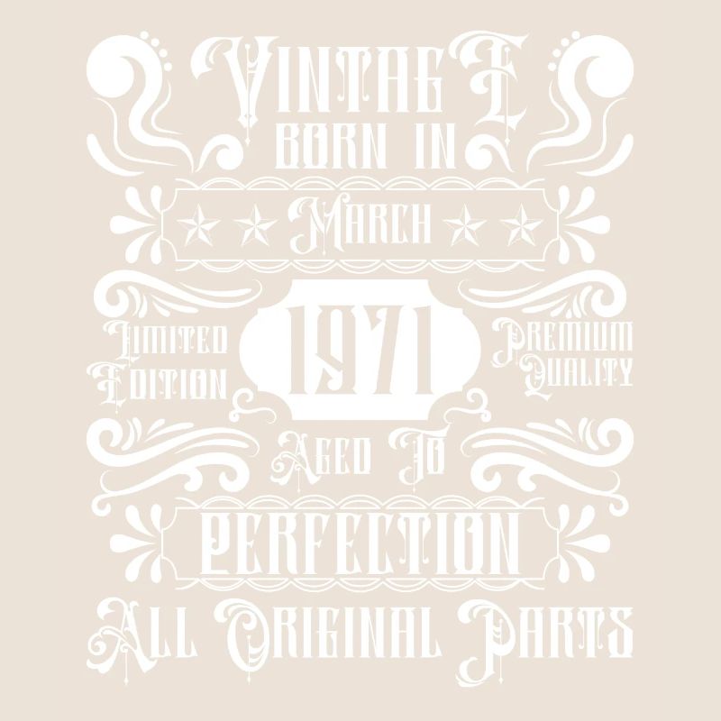 1971 March Birthday Legend