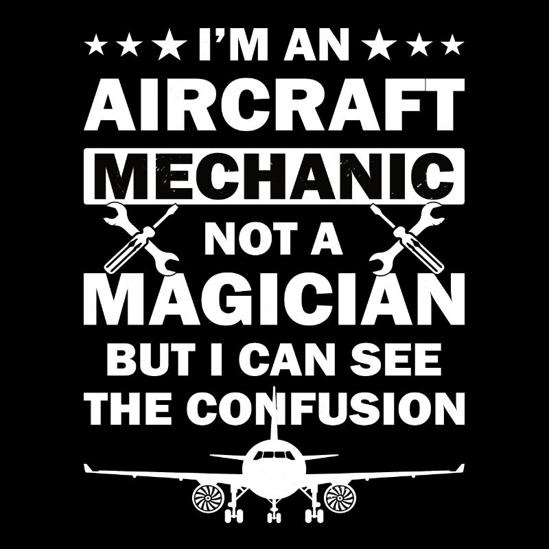 Flugzeugmechaniker Mechnaiker Held Flugzeug