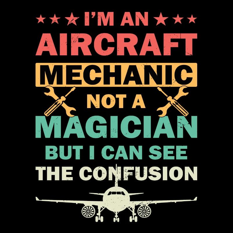 Flugzeugmechaniker Mechnaiker Held Flugzeug