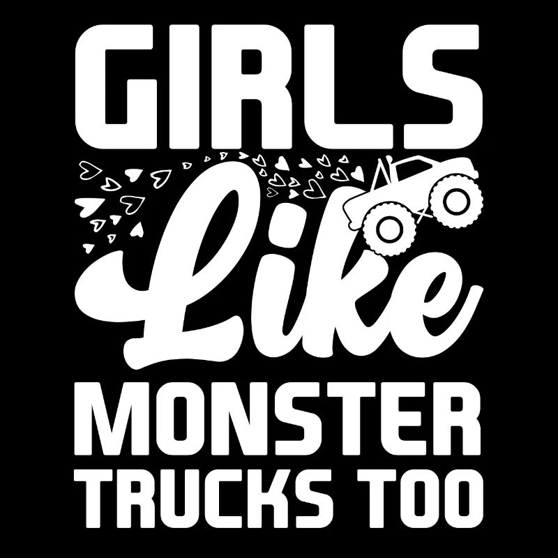 Monster Truck Mädchen Damen