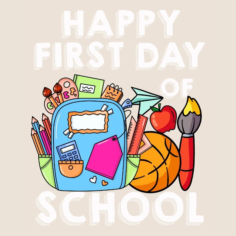 Frohen ersten Schultag