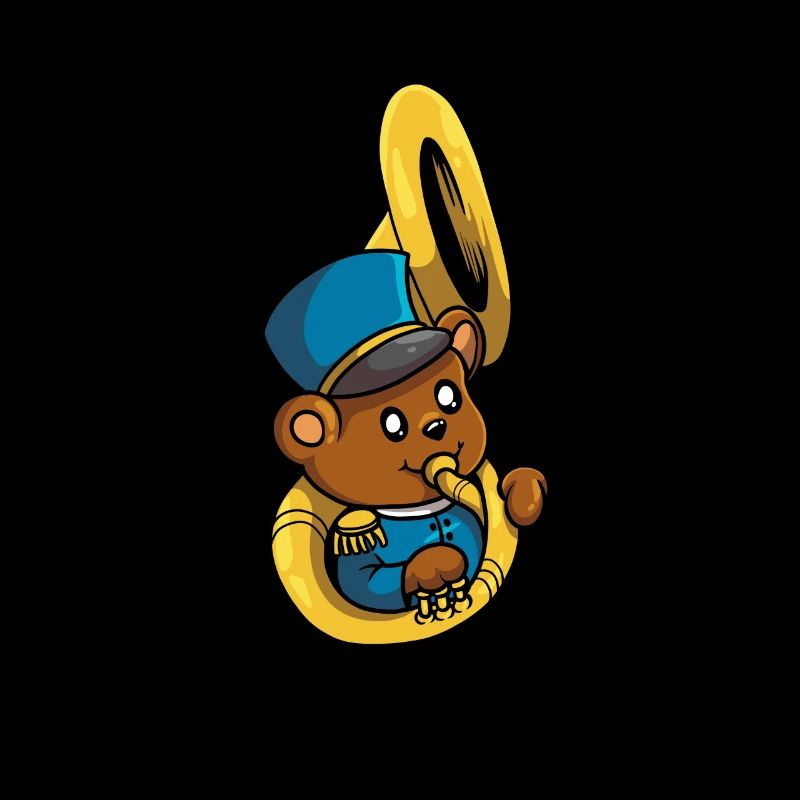 Fanfare Procession Tuba Bear
