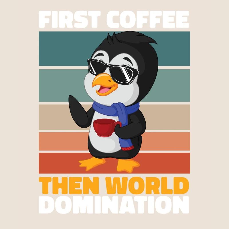 Pinguin Kaffee