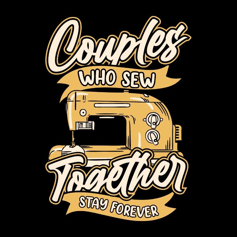 Sewing Sewing Machine Couple
