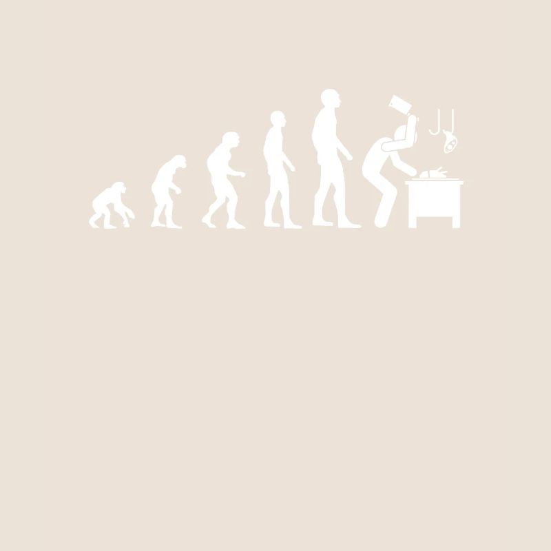 Evolution Metzger Humor Metzger Mann Geschenk