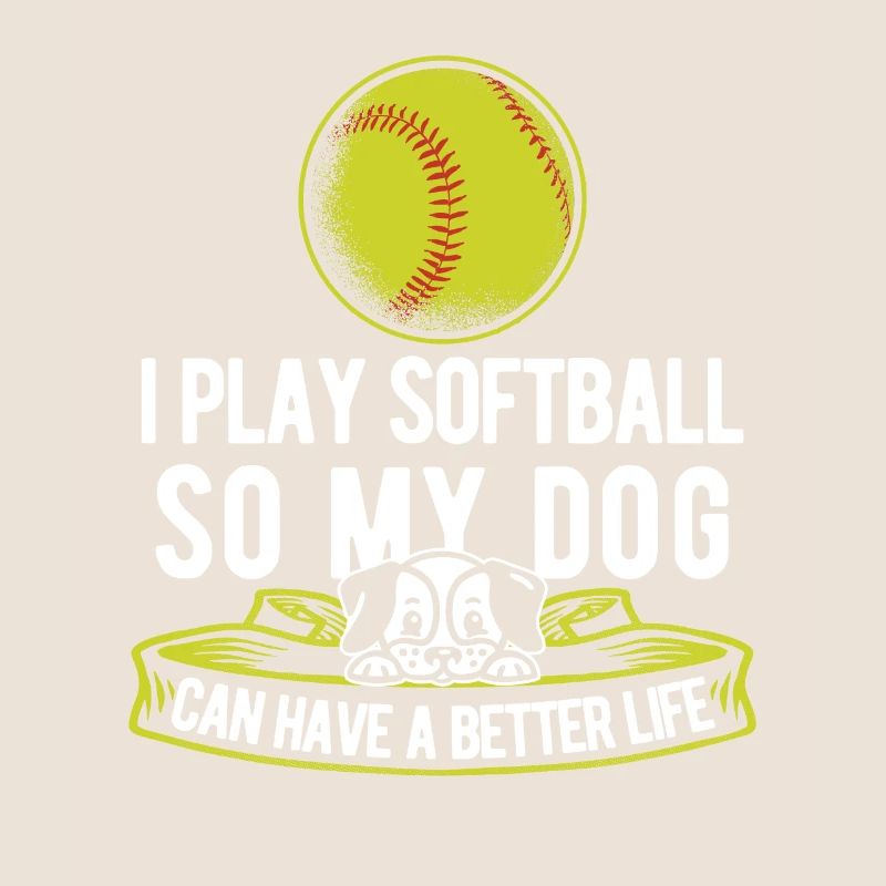 Chien de softball