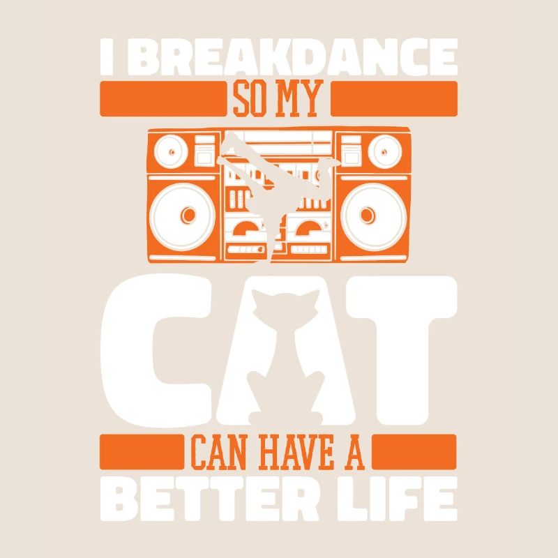 Breakdance Breakdancer Breakdancing Katze