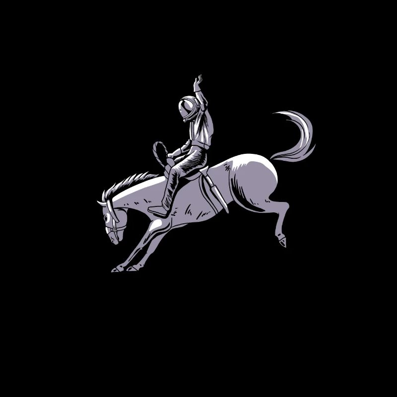 Rodeo Cowboy Astronaut