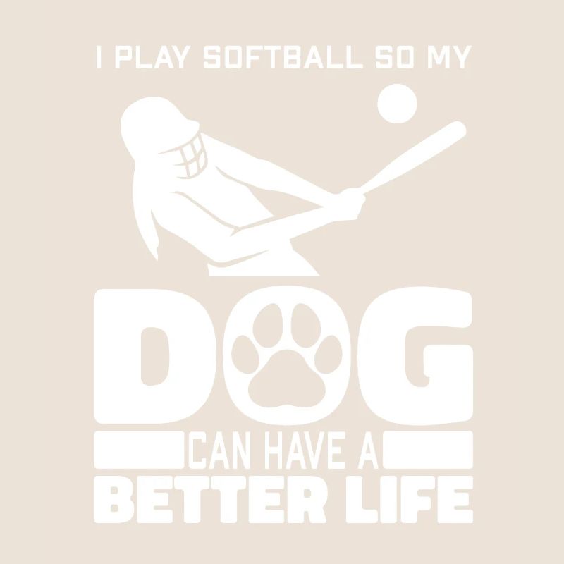 Chien de softball