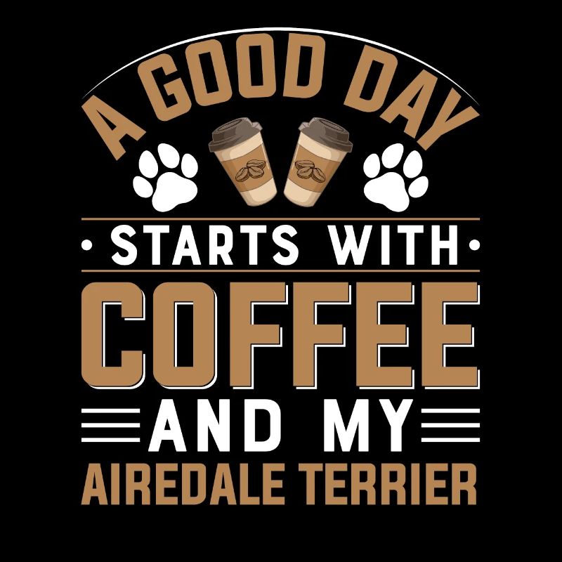 Airedale Terrier Café pour chiens Café
