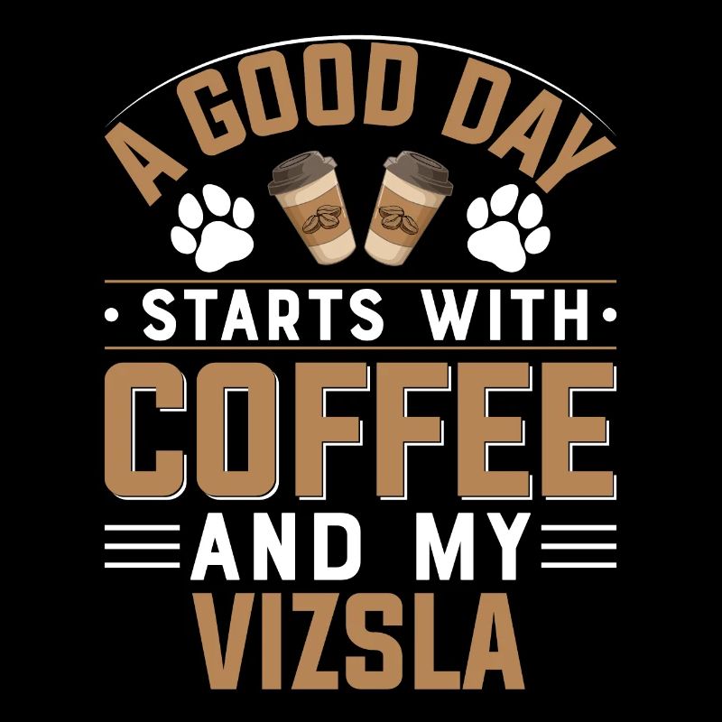 Short-haired Hungarian Pointer Vizsla Coffee