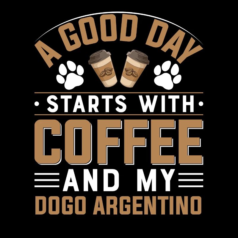 Café allemand danois argentin buvant de la caféine chiens