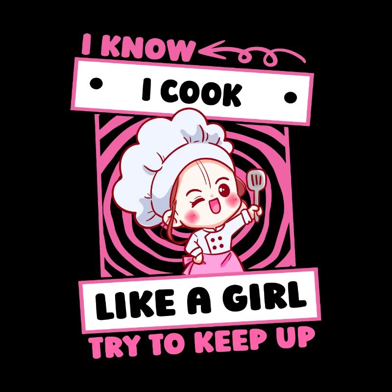 Chef cuisinier mignon