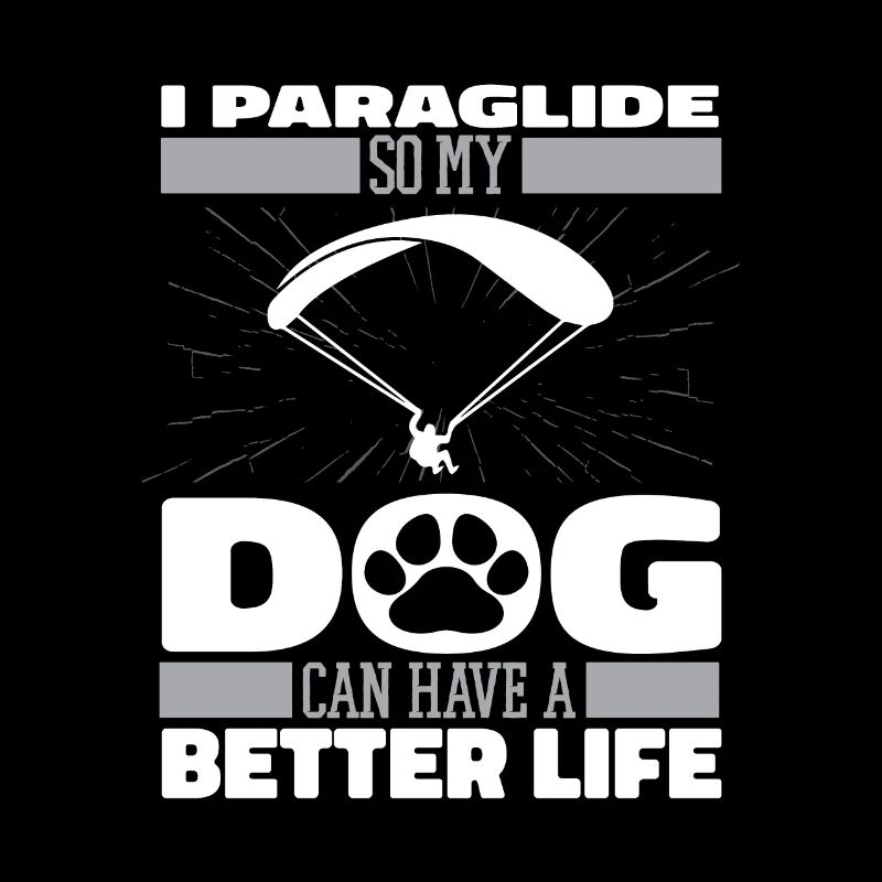Paragleiter Paragleiten Hund