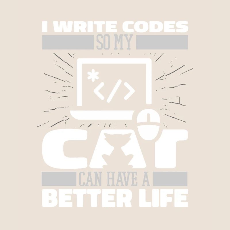 Entwickler Coder Programmierer Katze