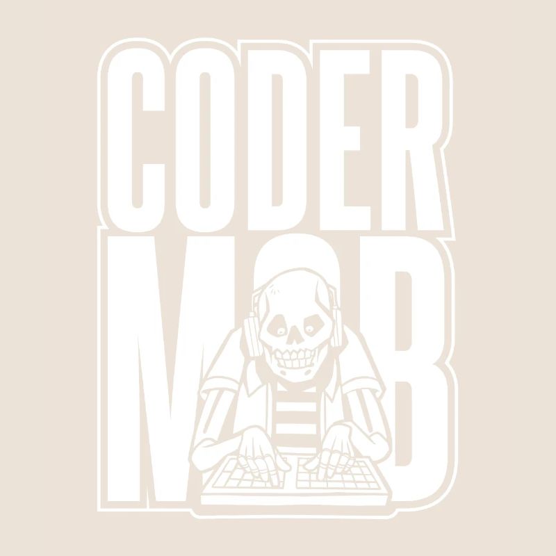 Développeur Codeur Programmeur Squelette