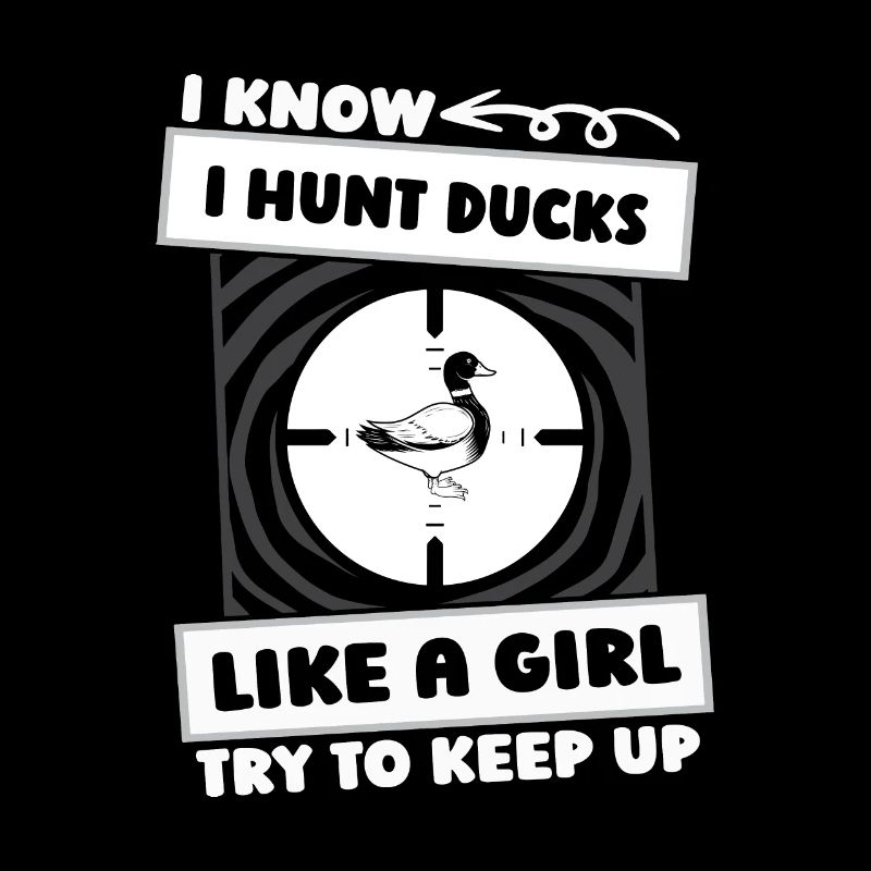 Ente Jagd Entenjagd Mädchen