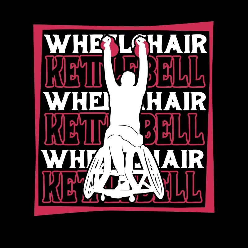 Kettlebell Rollstuhl