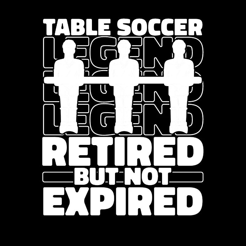 Retired foosball table