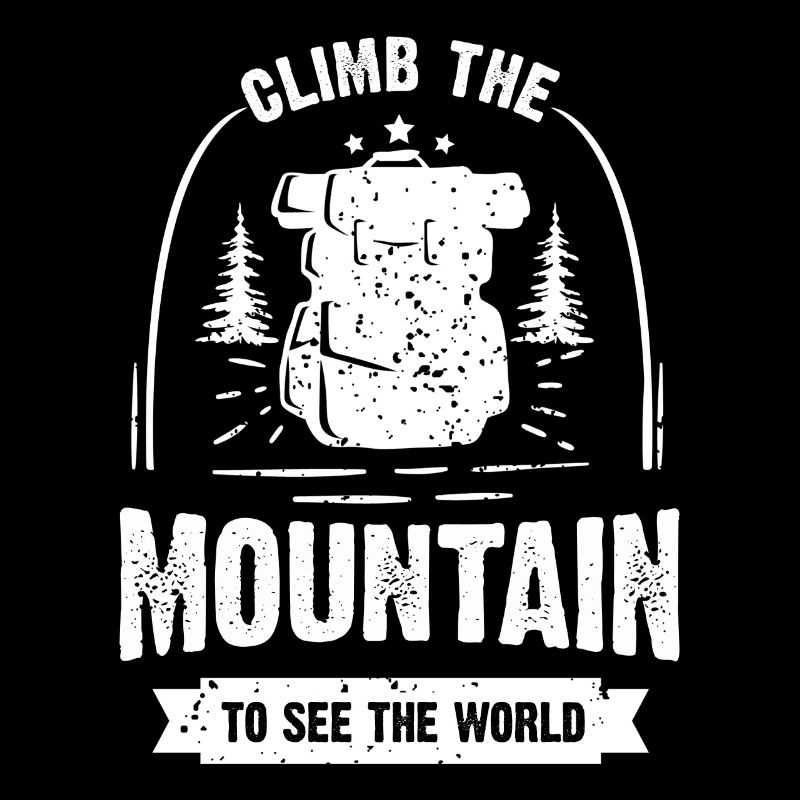 Erklimmen Sie den Berg, um die Welt zu sehen