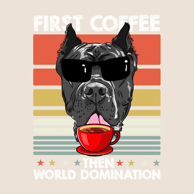 Cane Corso Lunettes de soleil Café