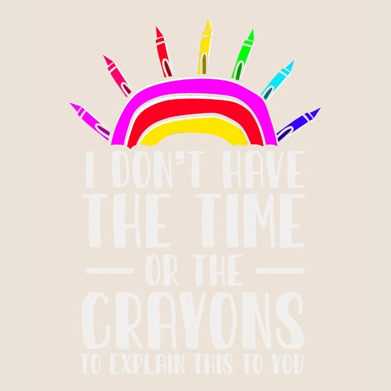 Ich habe nicht die Zeit oder die Buntstifte
