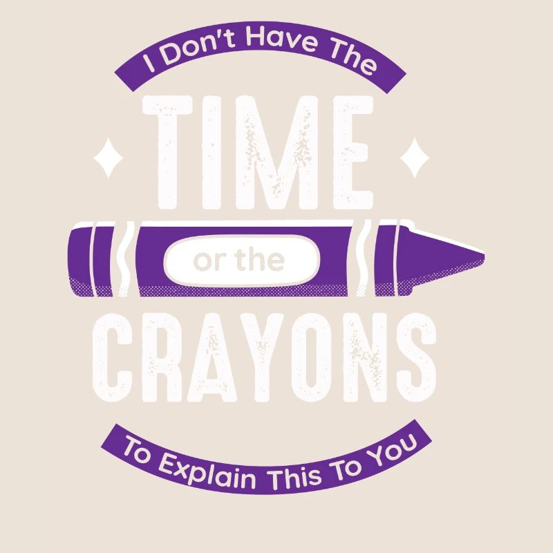 Ich habe nicht die Zeit oder die Buntstifte