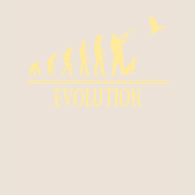 evolution hunting man humor hunter duck