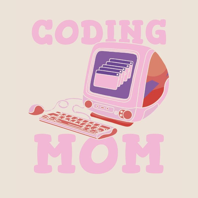 Développeur Coder Programmeur Mère