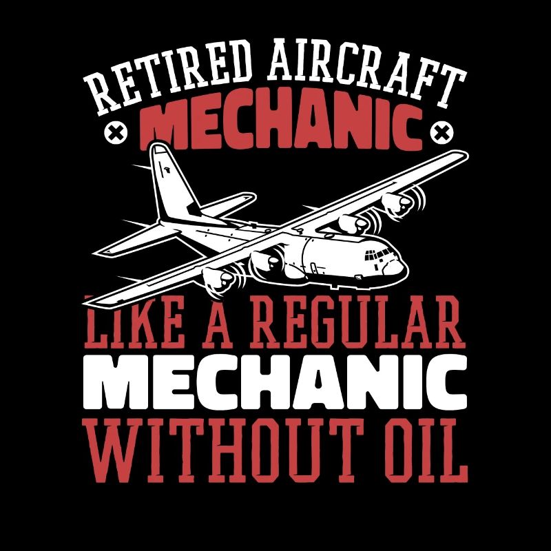 Flugzeug Mechaniker Witzig