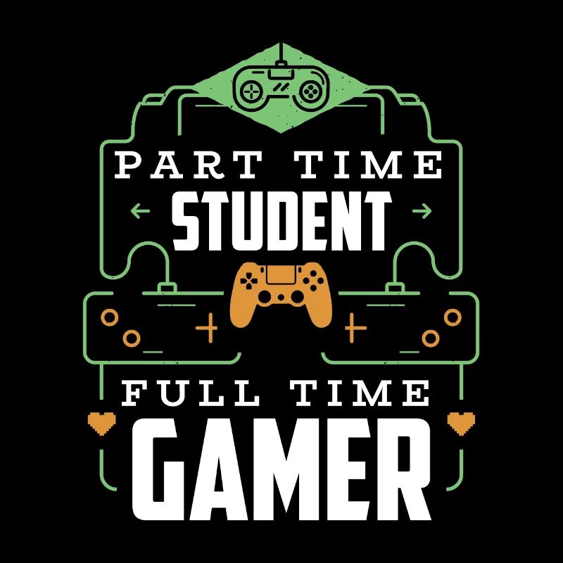 Étudiant en jeu de joueur