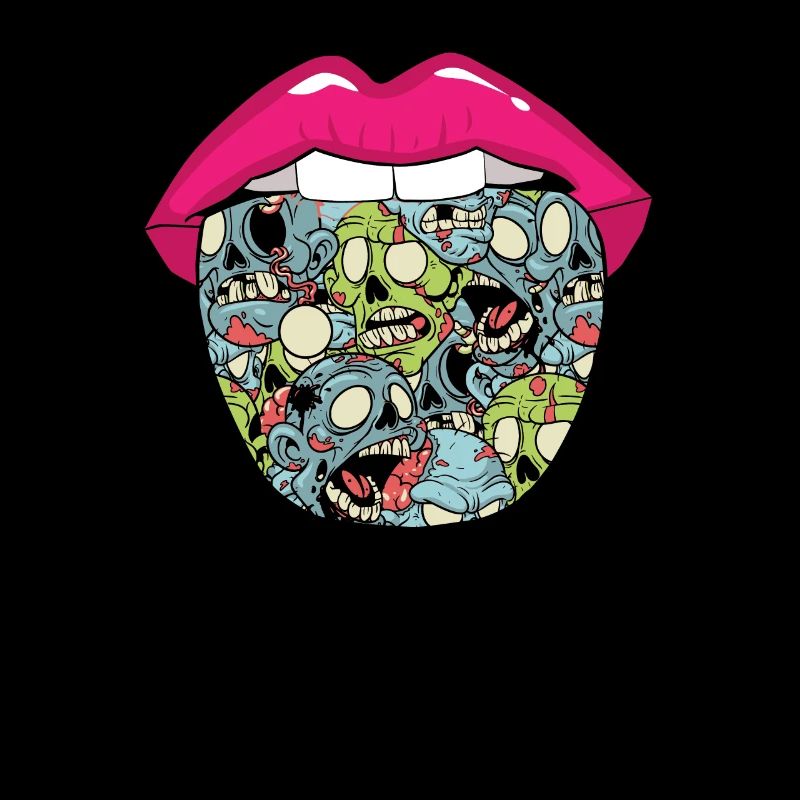 Zombie Halloween Tongue