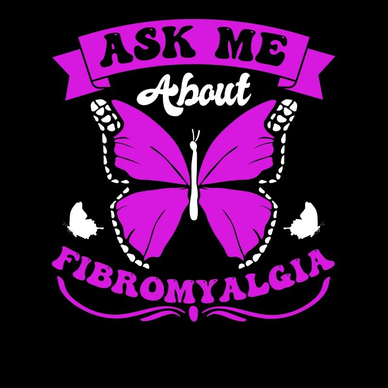 Fibromyalgia rheumatism butterfly