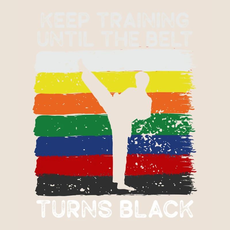 Continuez à vous entraîner jusqu’à ce que la ceinture devienne Black Martial Arts