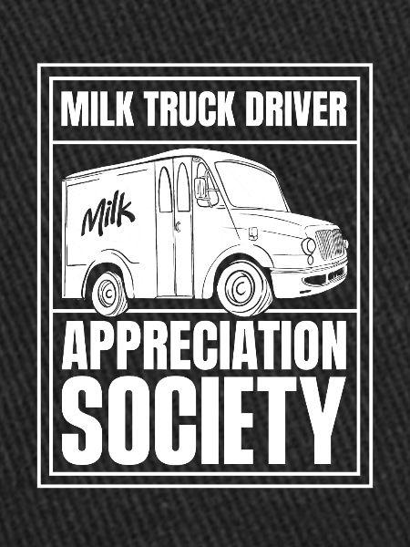 Camion de lait de vache