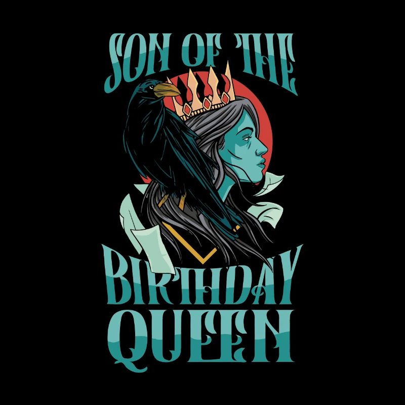 Maman Mutter Mutter Fils De La Reine D’anniversaire