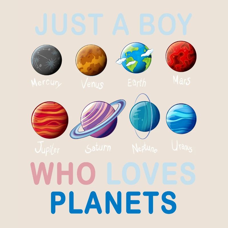 Just A Boy Who Loves Planets Solar System