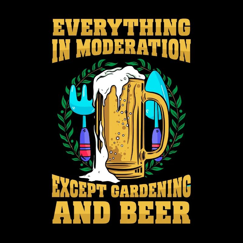 Hobbygärtner Garten Lustig Gartenbier