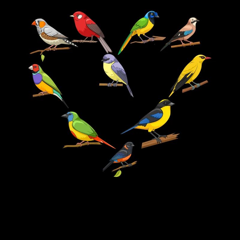 Lustiger Vogelbeobachter Vogelbeobachtung